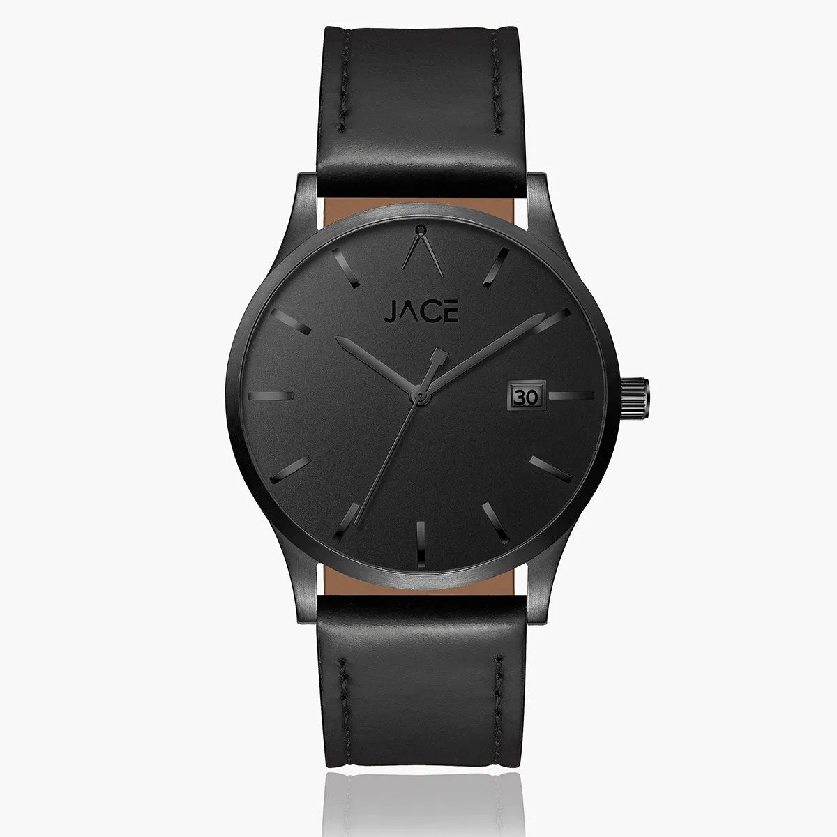 "ROME" MEN`S LEATHER BAND WATCH