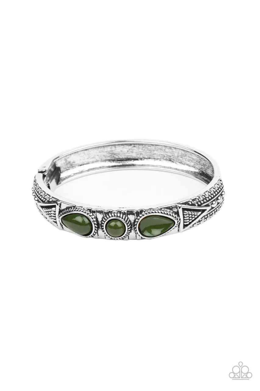 Radiant Ruins Green Paparazzi Bracelet