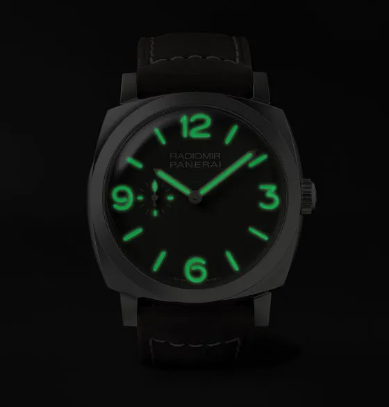 Radiomir Automatic 45mm Stainless Steel and Leather Watch