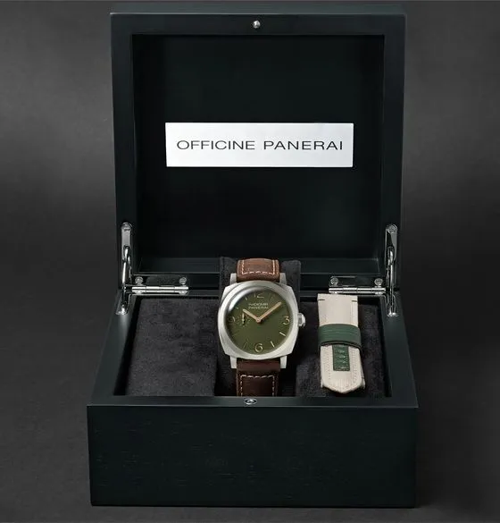 Radiomir Automatic 45mm Stainless Steel and Leather Watch