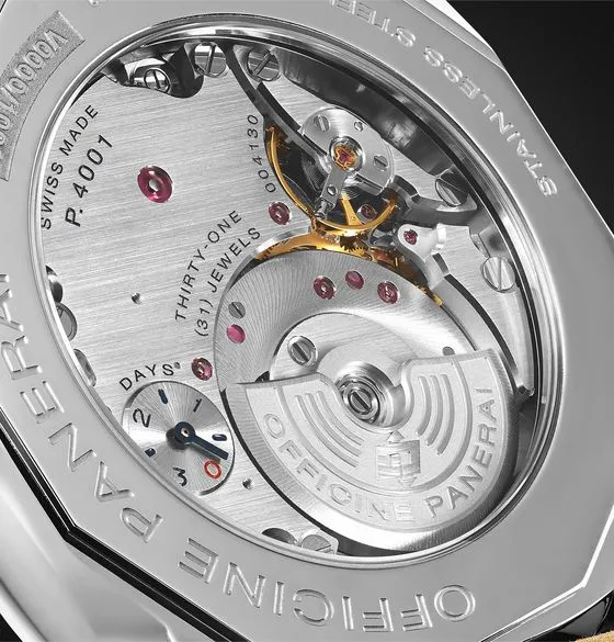 Radiomir GMT Automatic 45mm Stainless Steel and Leather Watch