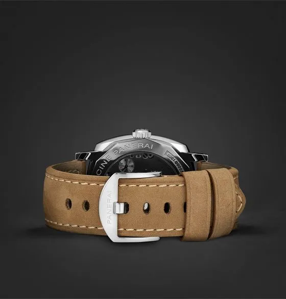 Radiomir GMT Automatic 45mm Stainless Steel and Leather Watch
