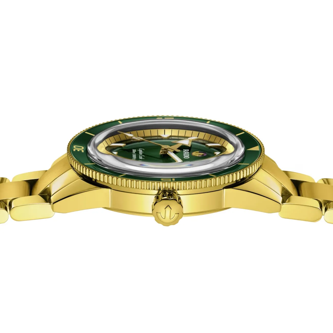 Rado Captain Cook Automatic Green Gold PVD