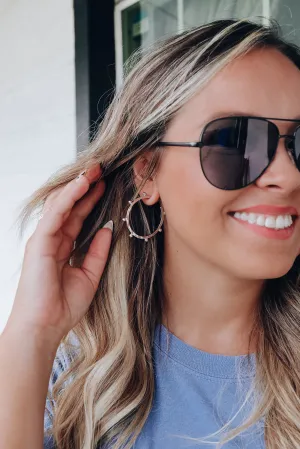 Ramona Hoop Earrings - Silver