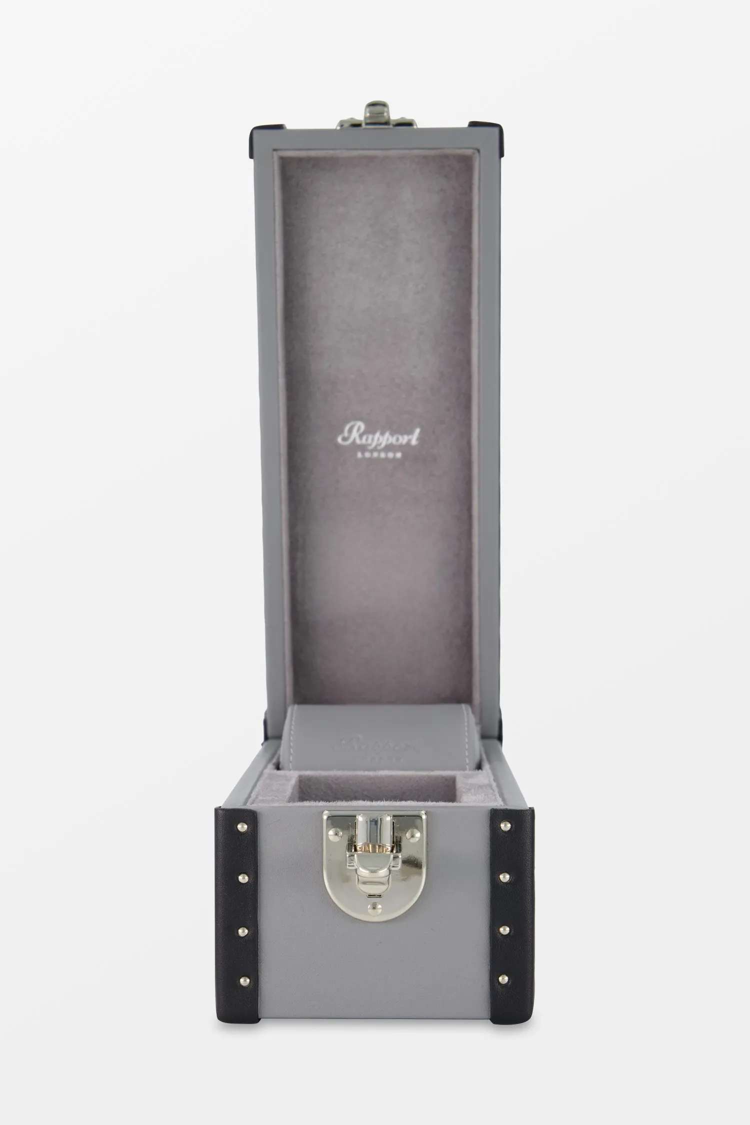 Rapport Grey Kensington Two Watch Box