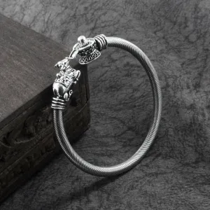 Real Sterling Silver Lord Shiv Shivling With Nandi Kada For Mens