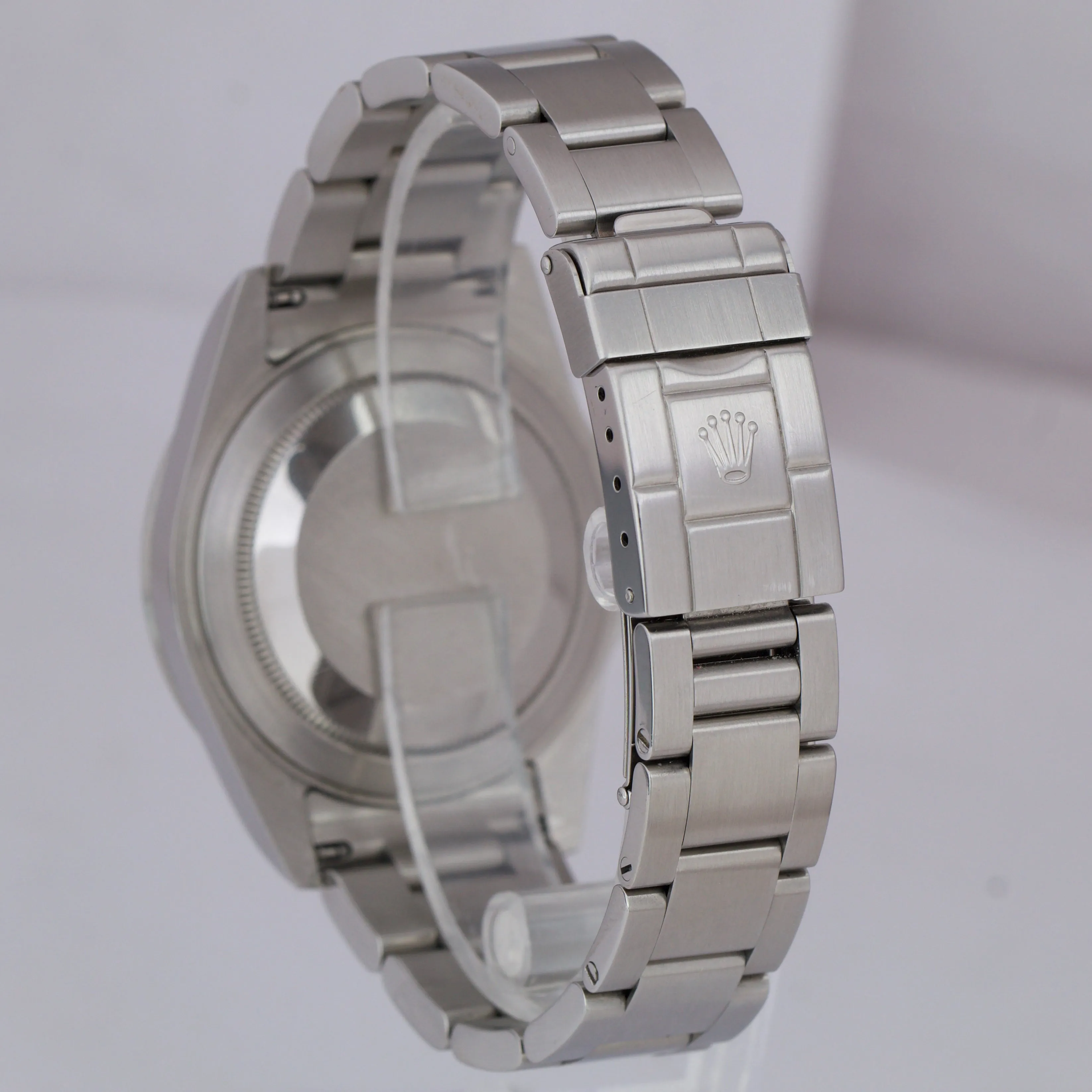 REHAUT UNPOL. 3186 Rolex Explorer II Black GMT Stainless Steel 40mm Watch 16570