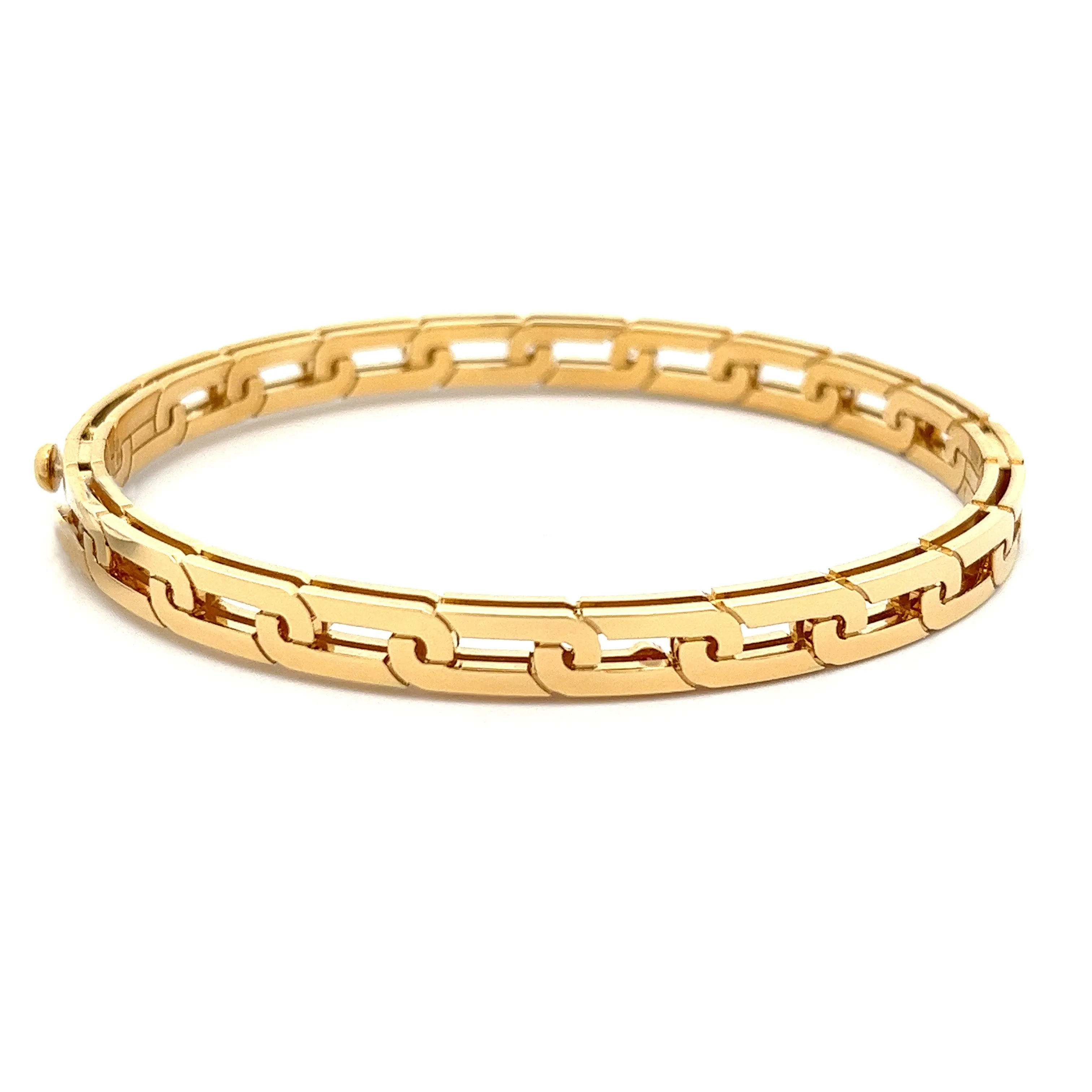 Roberto Coin 18K Yellow Gold Navarra Diamond Bangle