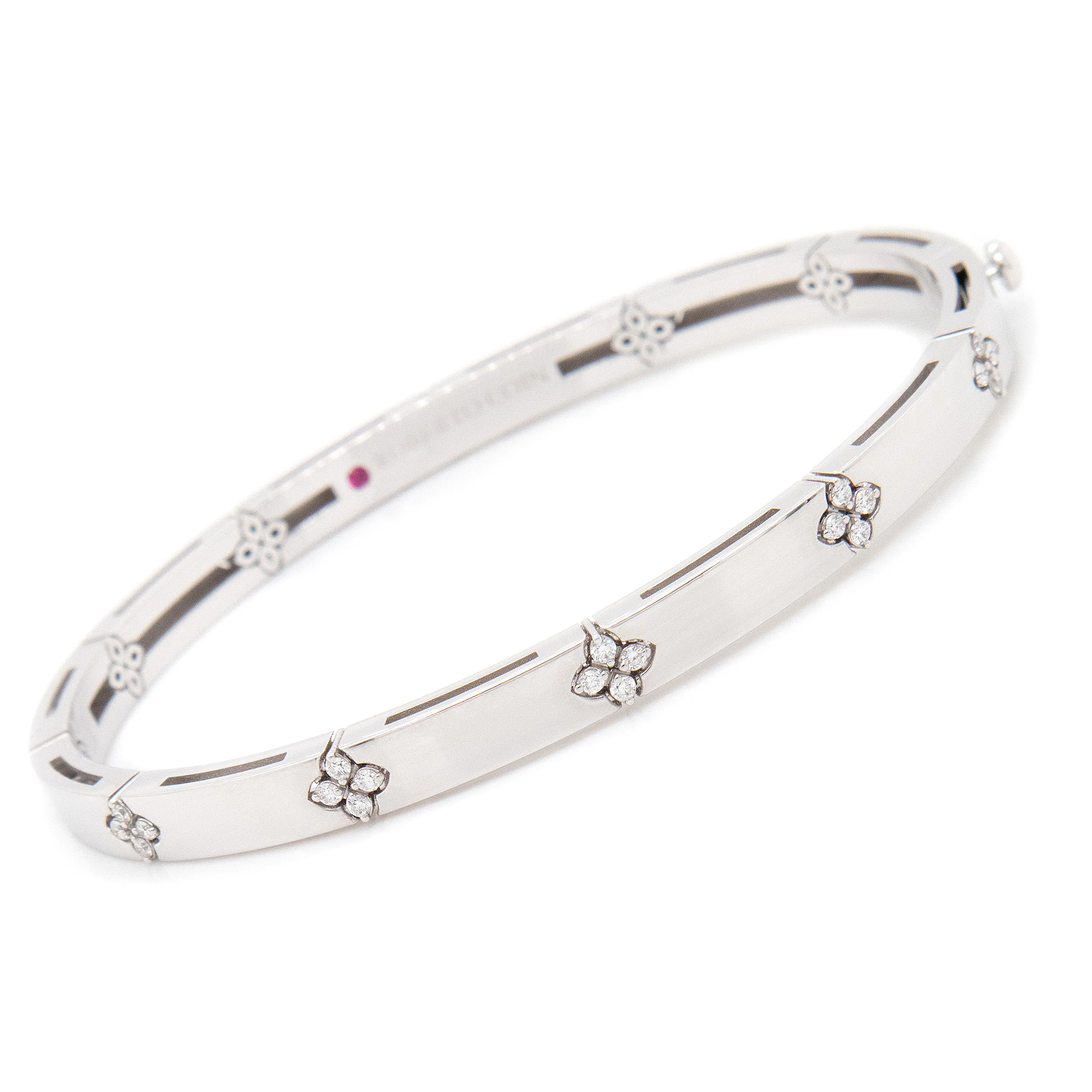 Roberto Coin Verona 18k Gold Diamond Bangle