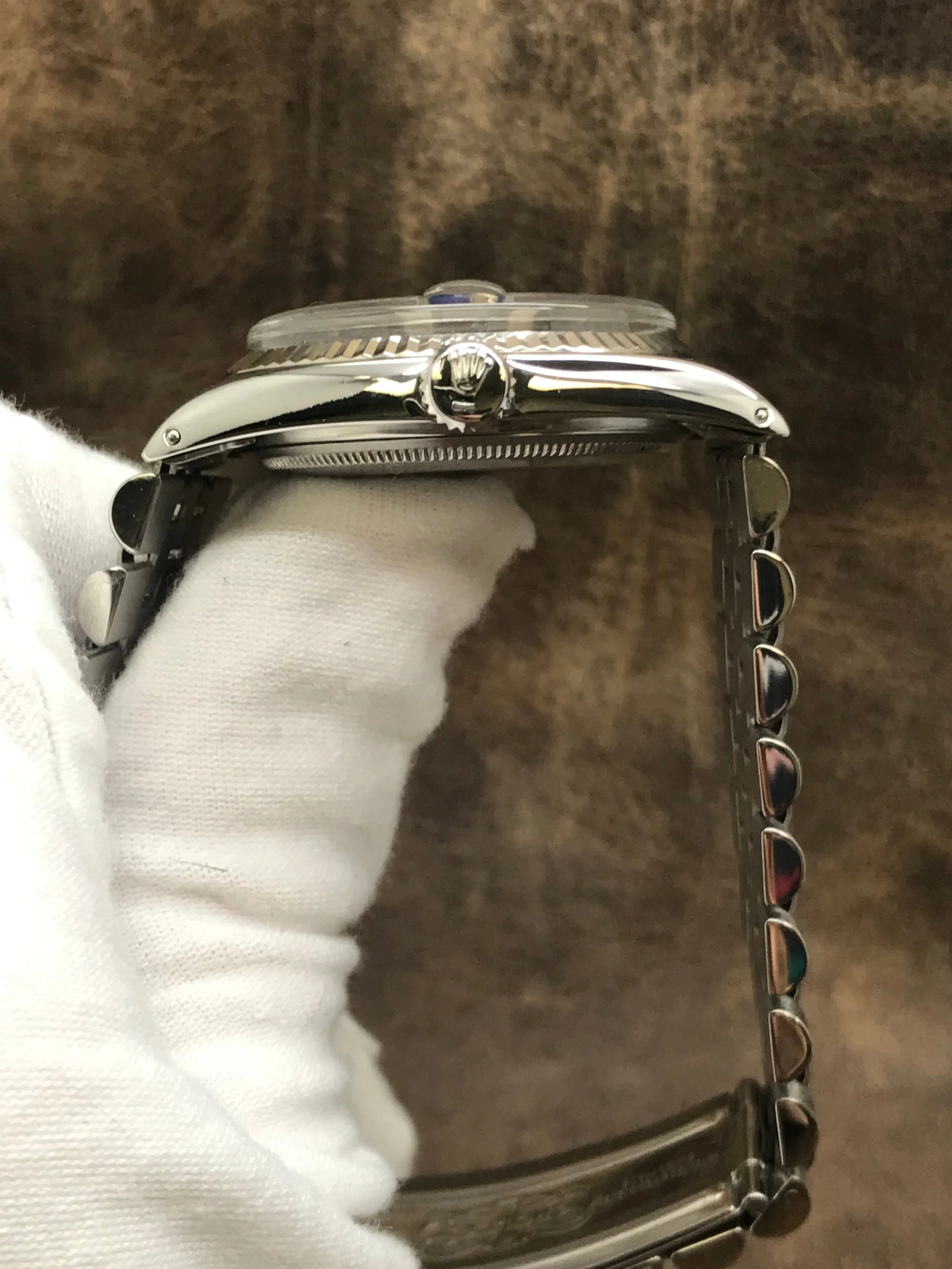 Rolex Datejust 36mm 1601 Blue Dial Automatic Watch