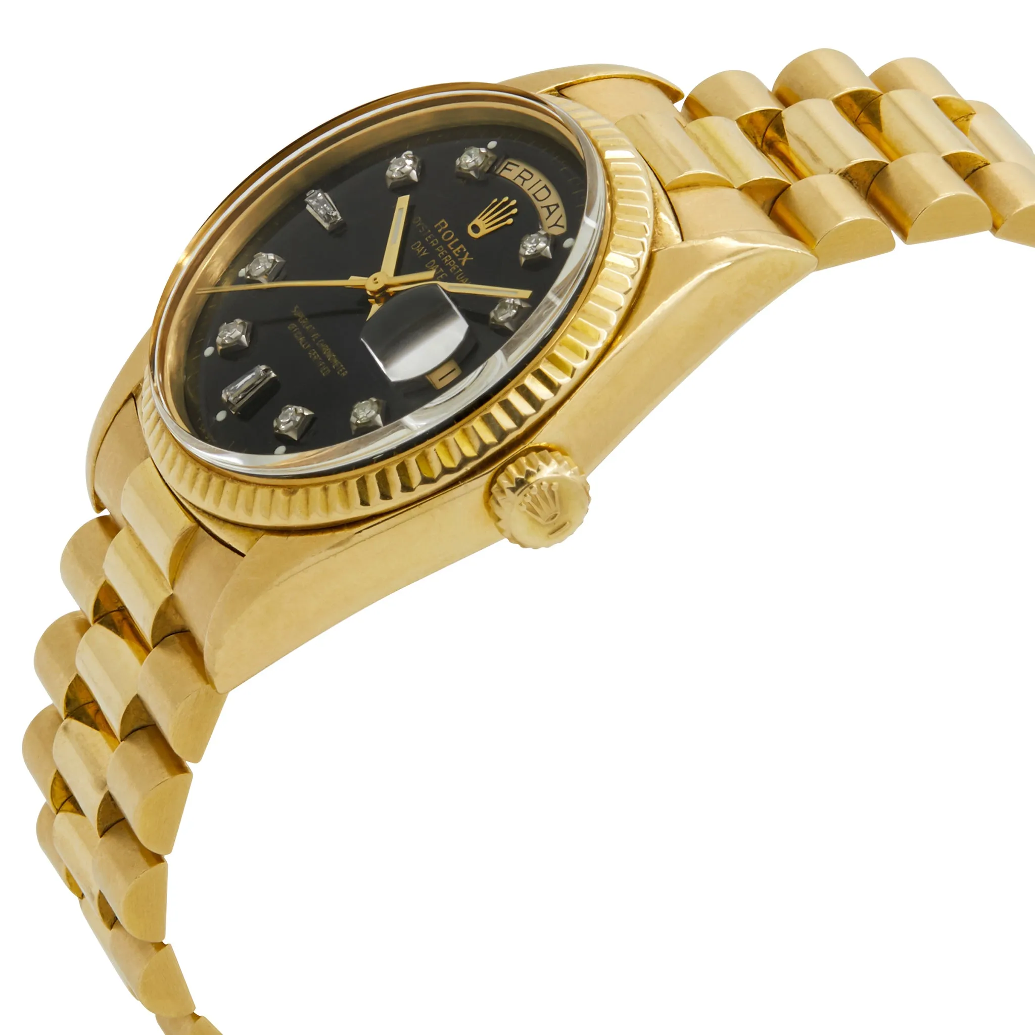 Rolex Day Date President 1803 Black Dial Automatic Watch