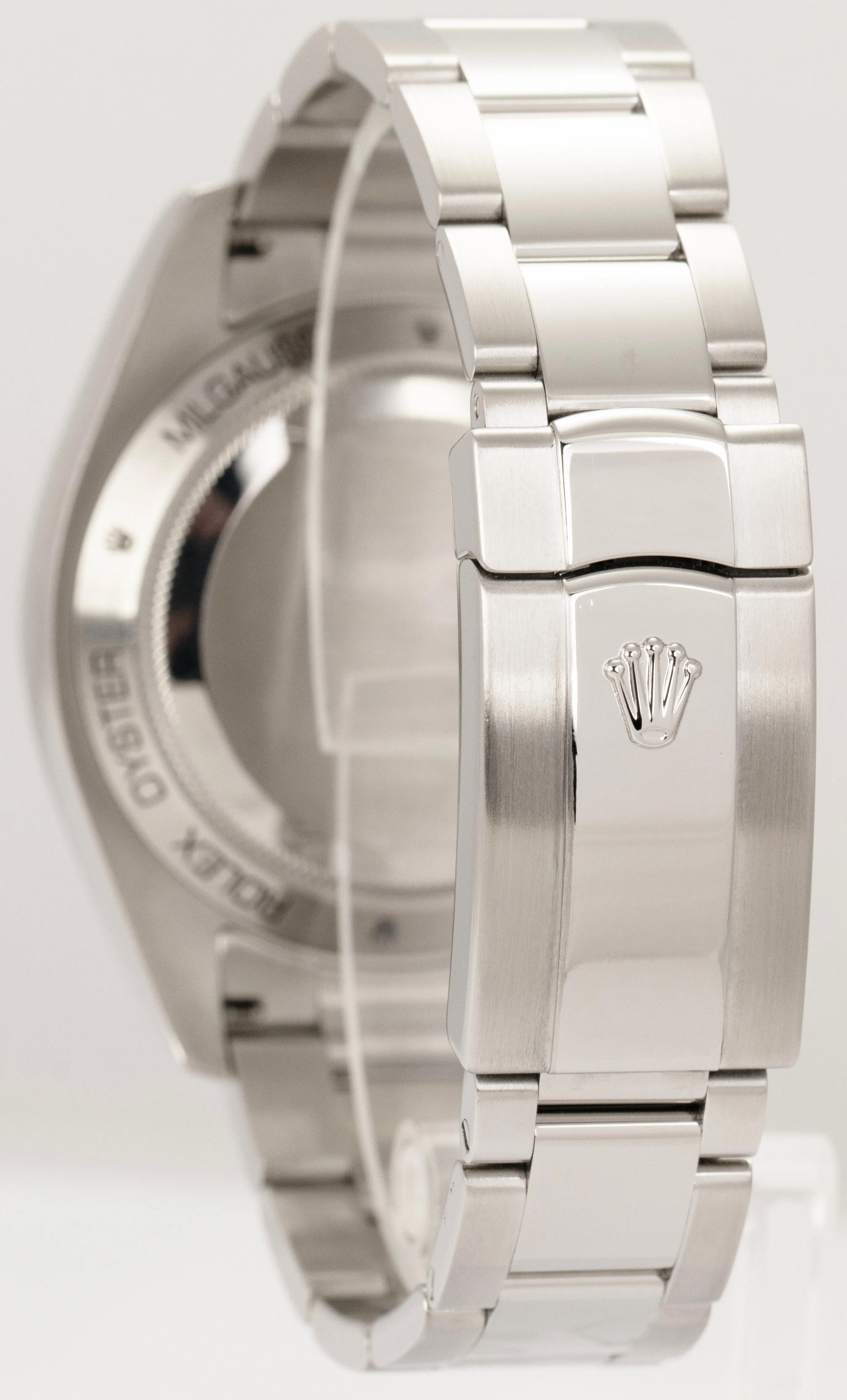Rolex Milgauss 116400 Black Anti-Magnetic Oyster Stainless Steel 40mm Watch CARD