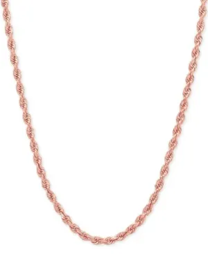 ROPE CHAIN-ROSE GOLD