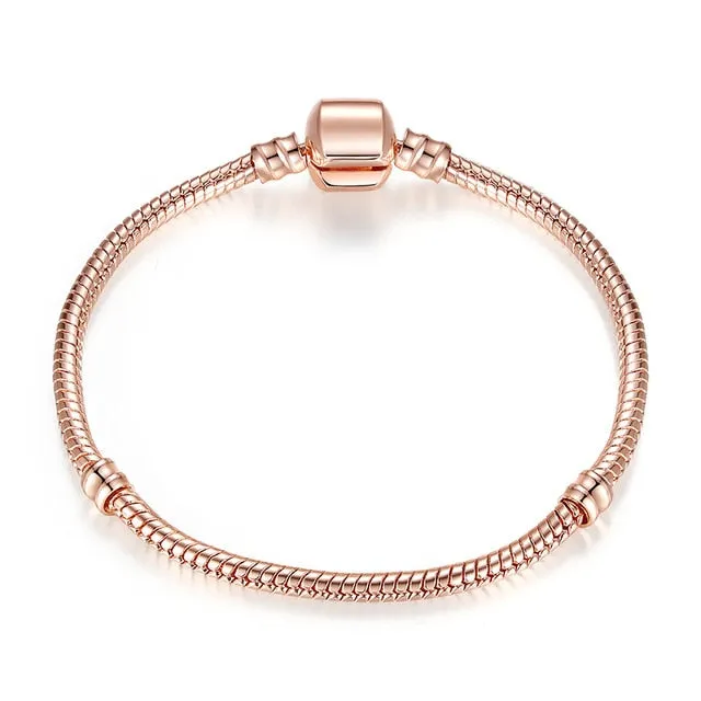 Rose Gold & Silver Bracelets