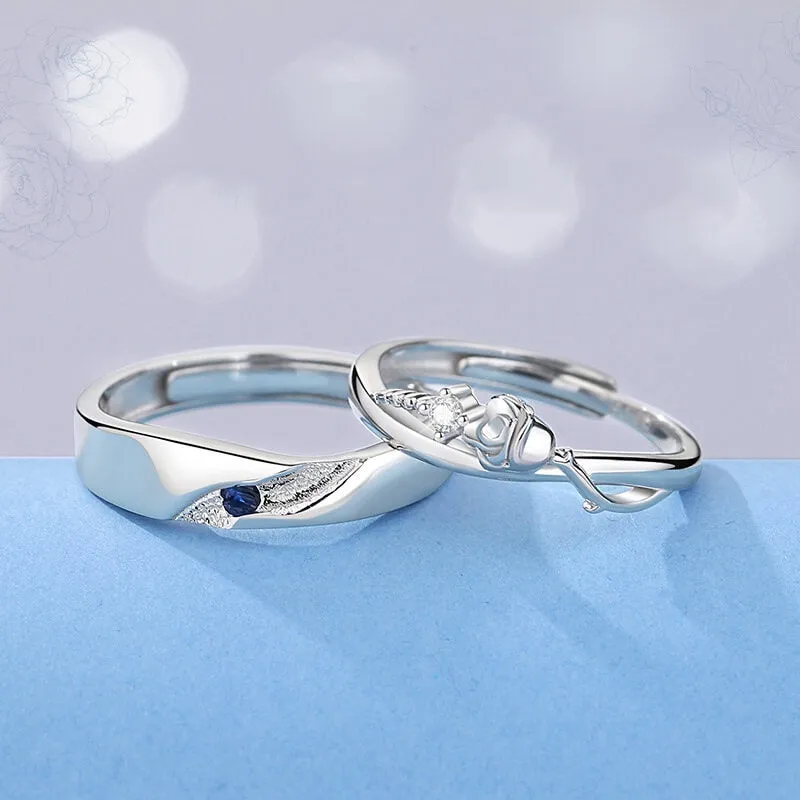 Rose In The Desert Matching Rings