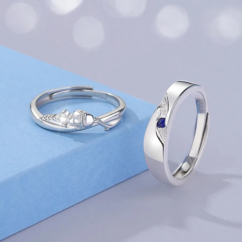 Rose In The Desert Matching Rings
