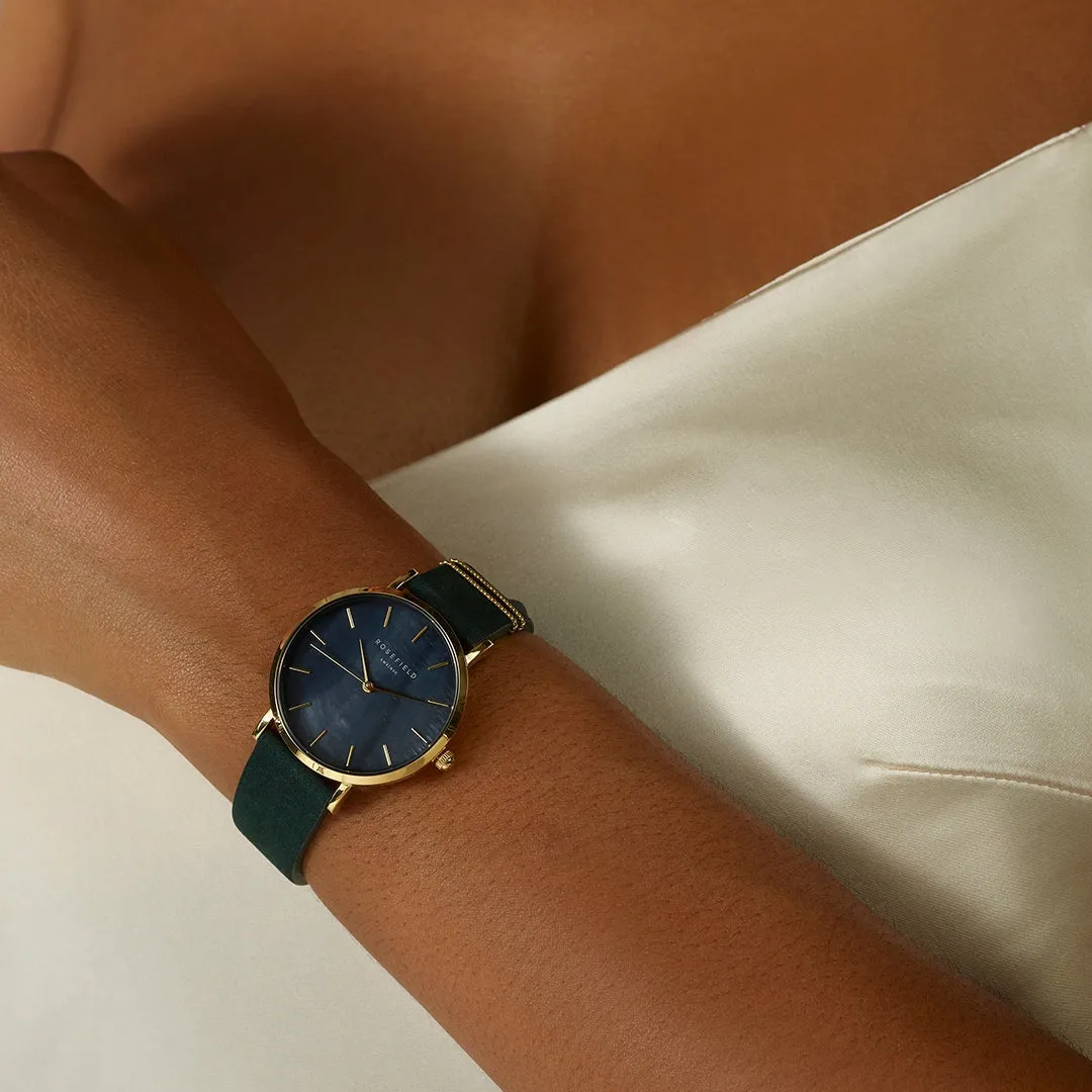 ROSEFIELD The West Village Watch - Green
