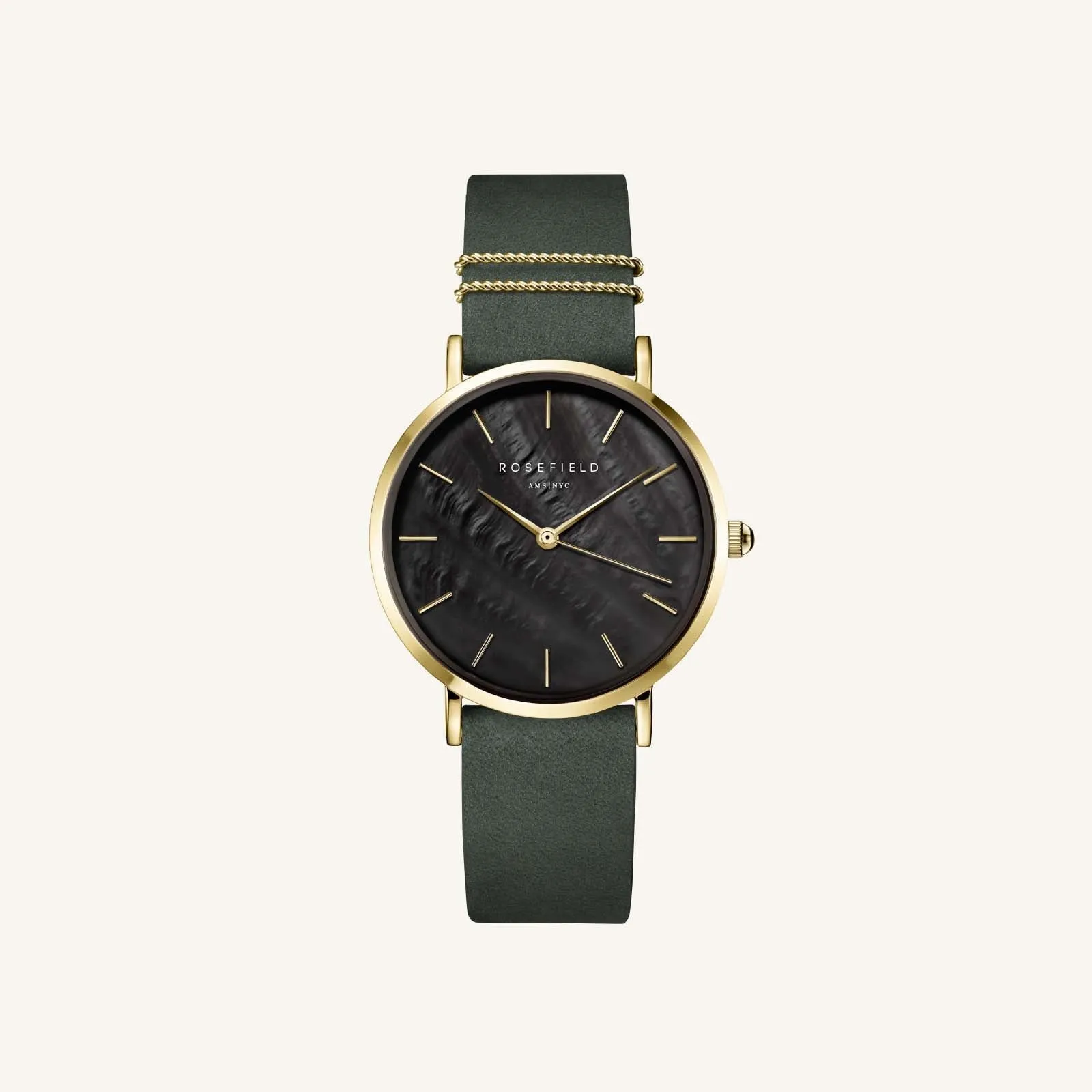 ROSEFIELD The West Village Watch - Green