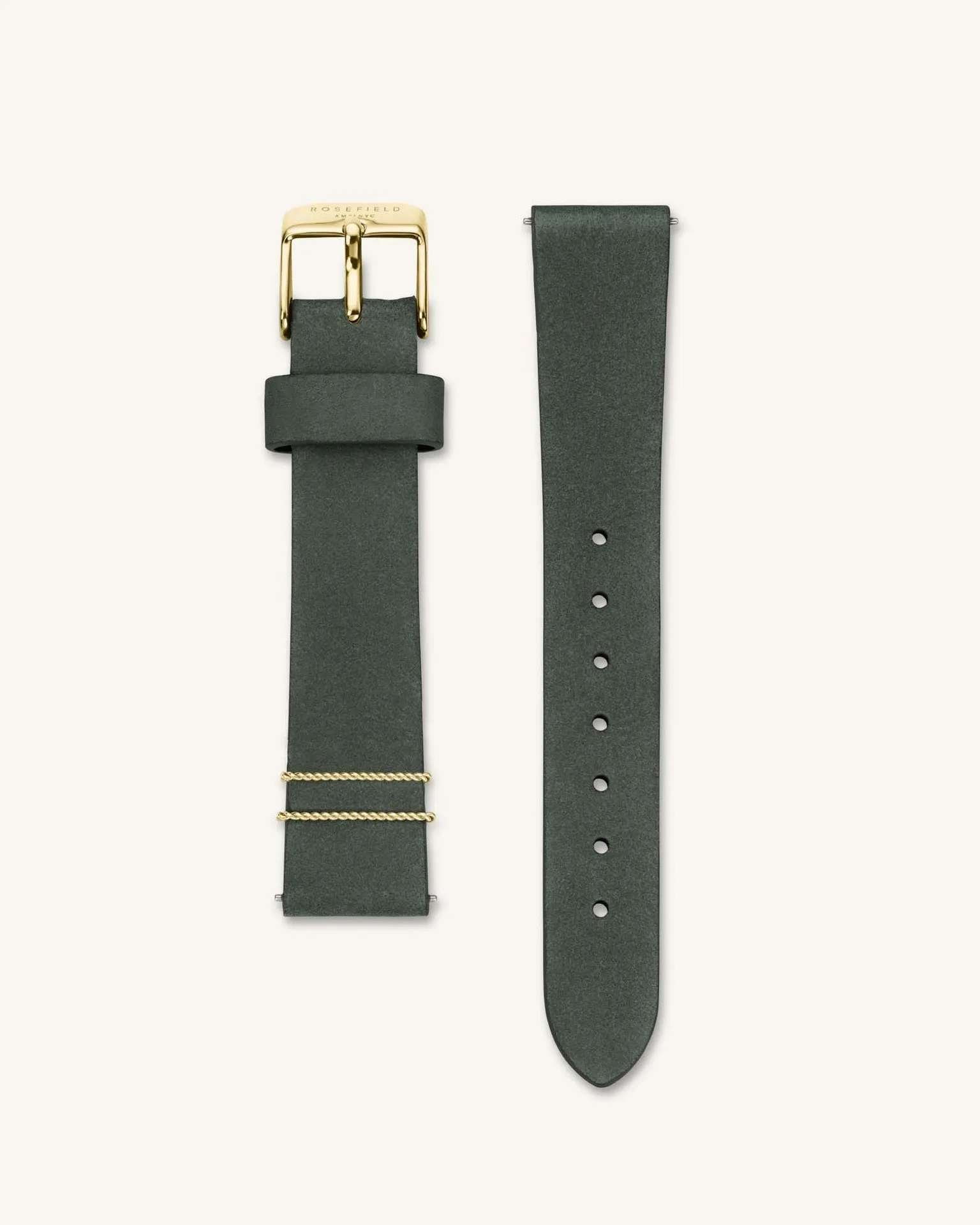ROSEFIELD The West Village Watch - Green