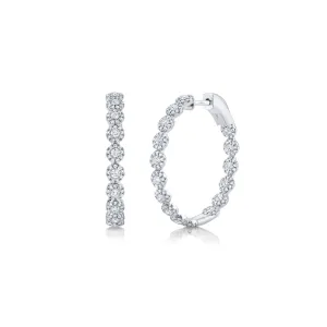 Shy Creation Diamond Halo Hoops