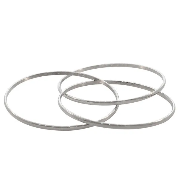 Silver Interlock Bracelets