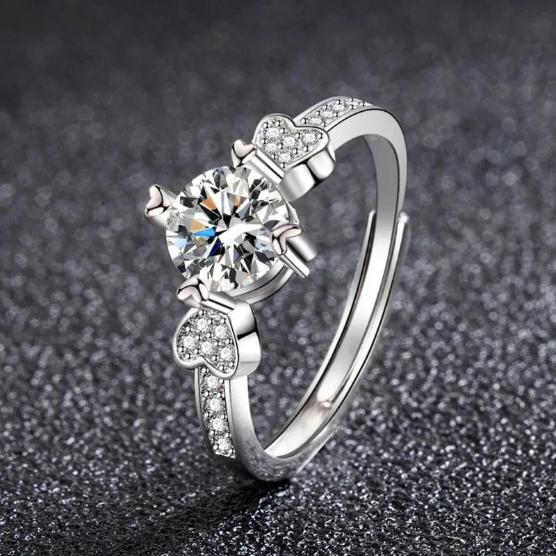 Silver Stackable Ring Platinum Eternity Band for Women Jewelry