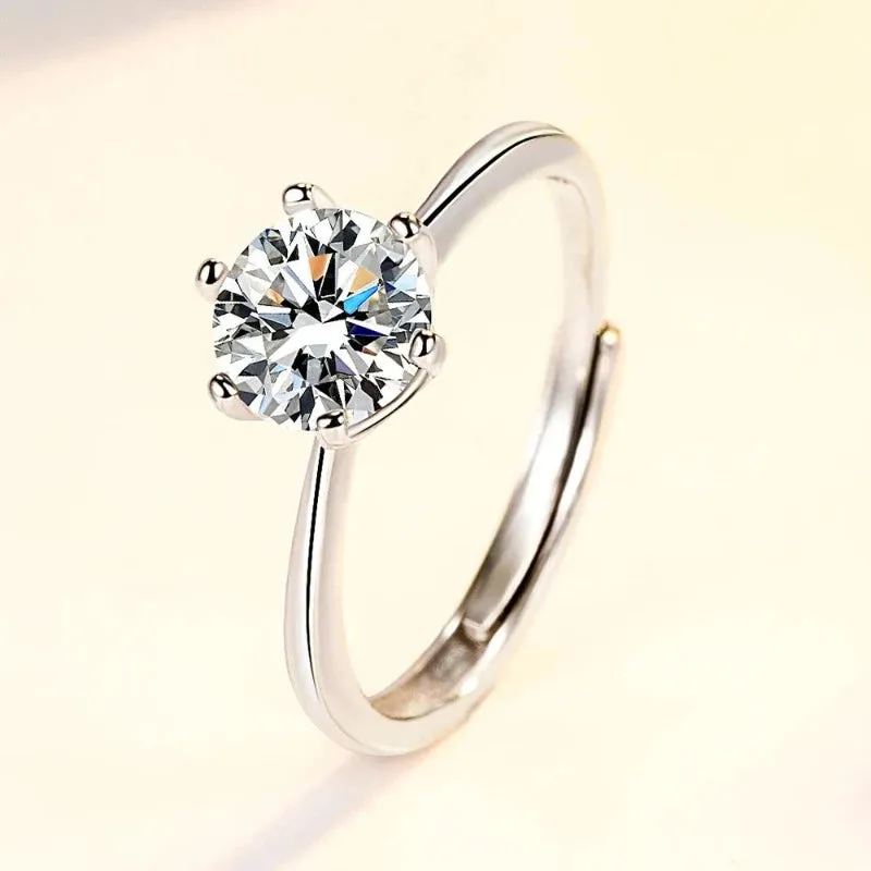 Silver Stackable Ring Platinum Eternity Band for Women Jewelry