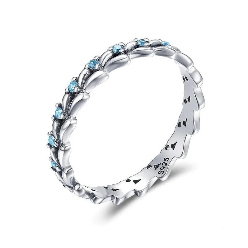 Silver Waves  Eternity Ring