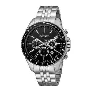 Smalto Men's Chronograph Watch With Black Dial