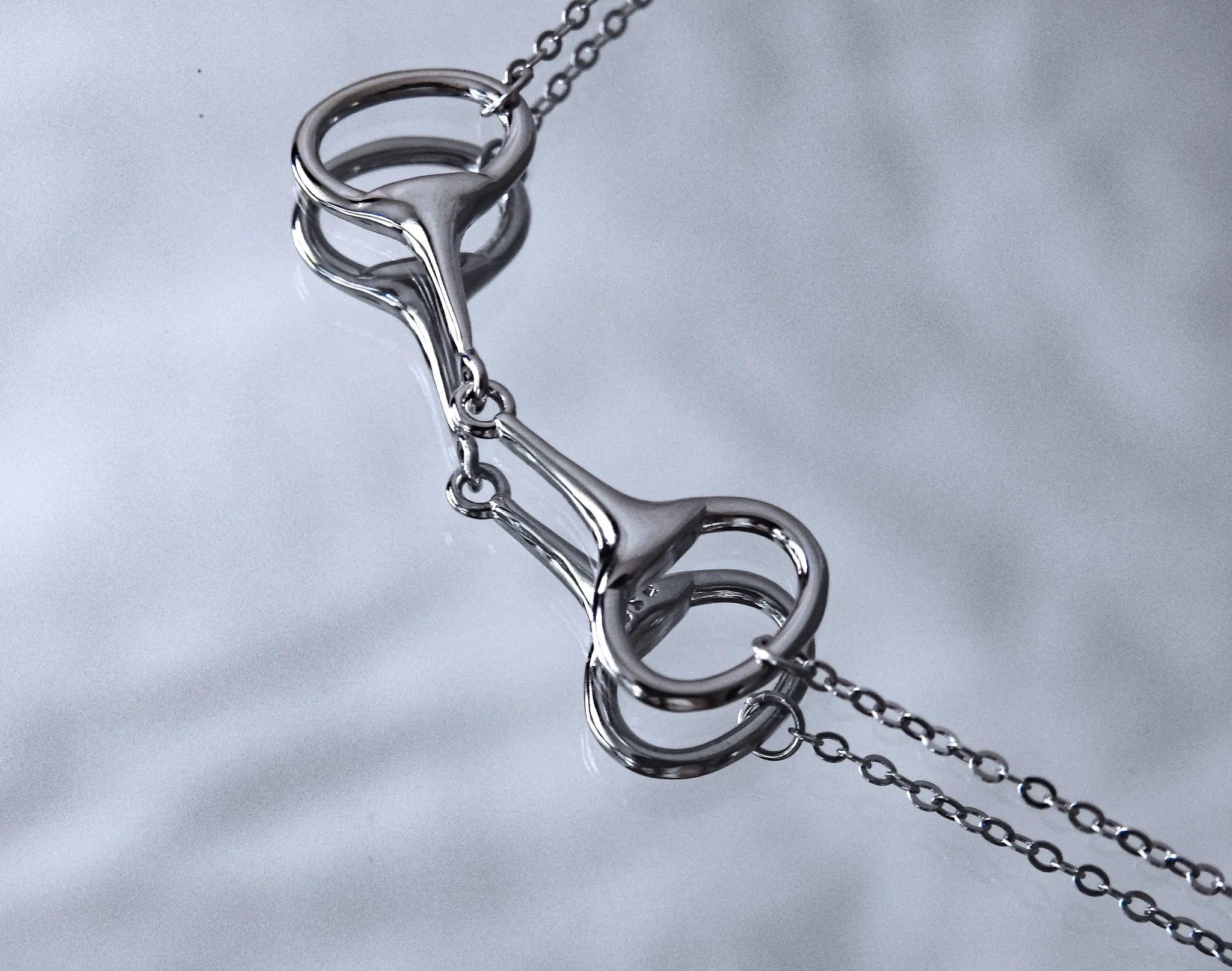 Snaffle Necklaces Sterling Silver