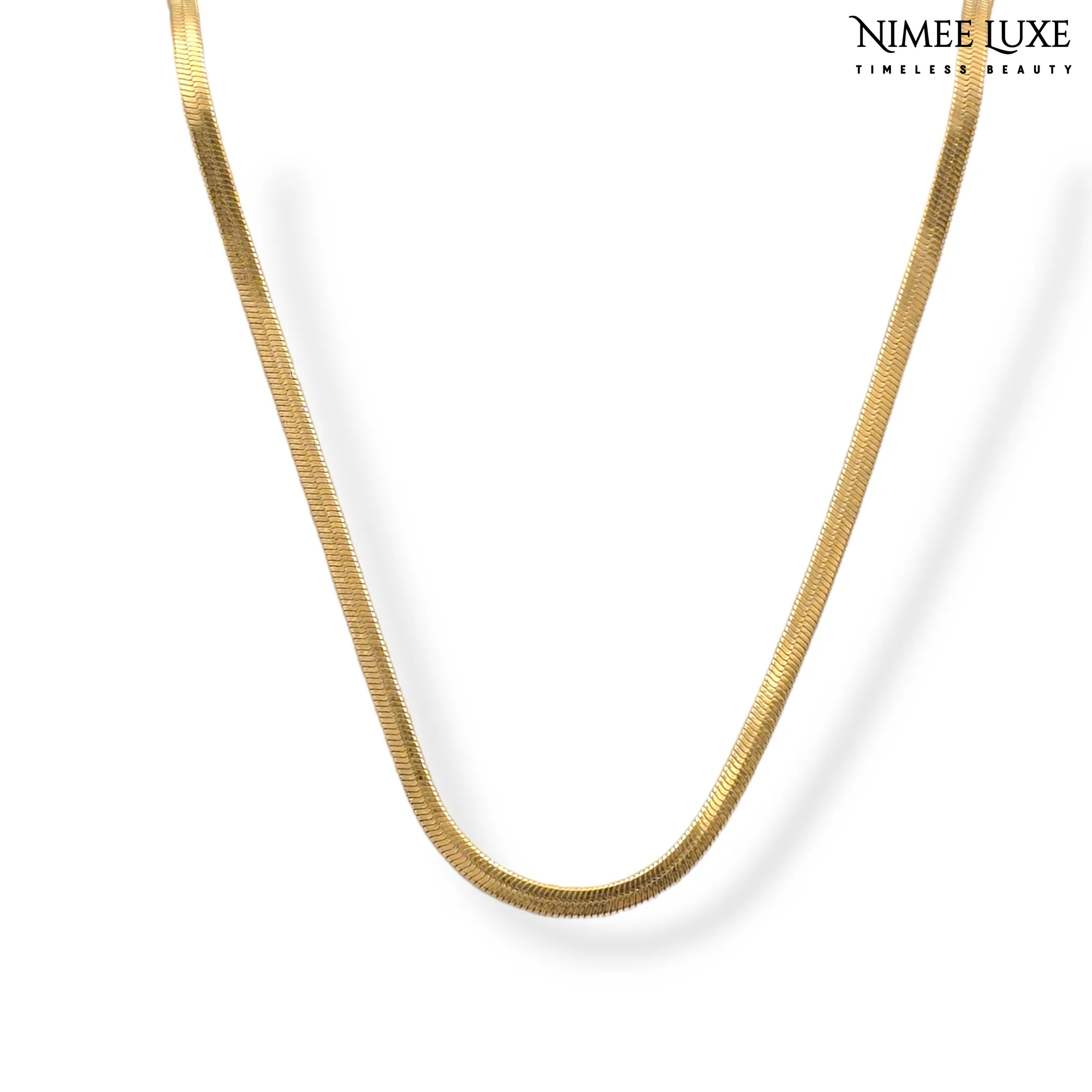 Snake Chain Gold Plated, Waterproof and Anti-Tarnish