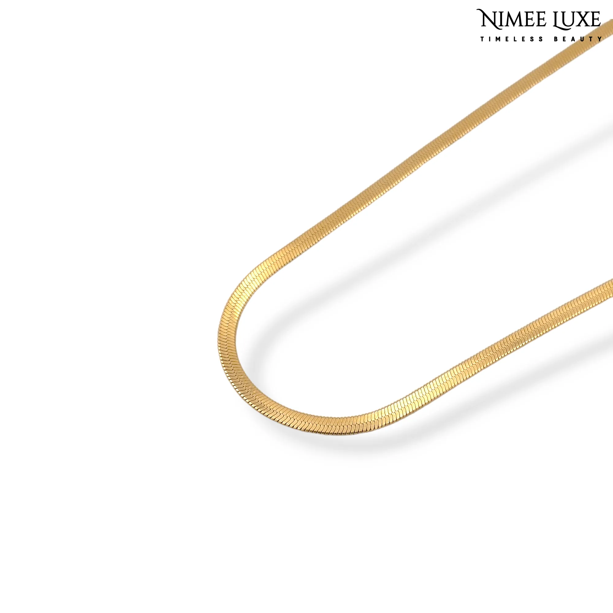Snake Chain Gold Plated, Waterproof and Anti-Tarnish