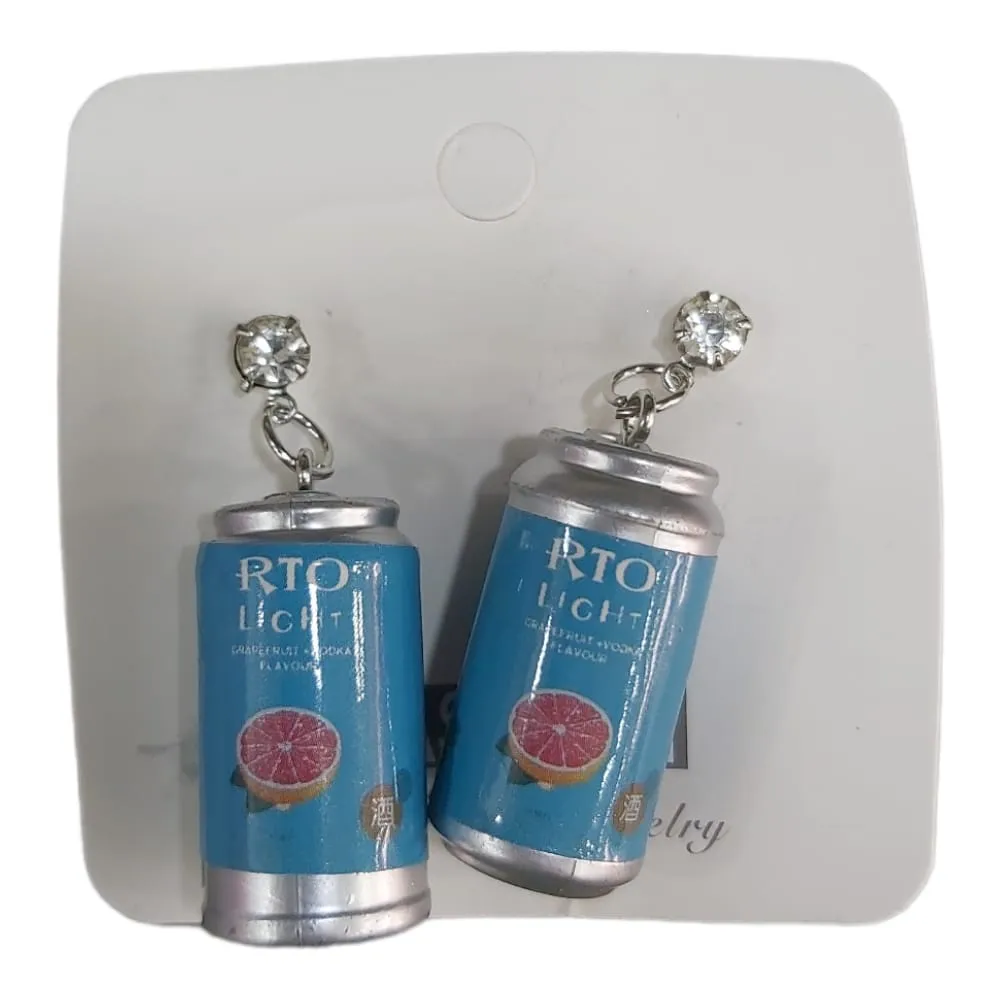 Soda Can Stud Earrings