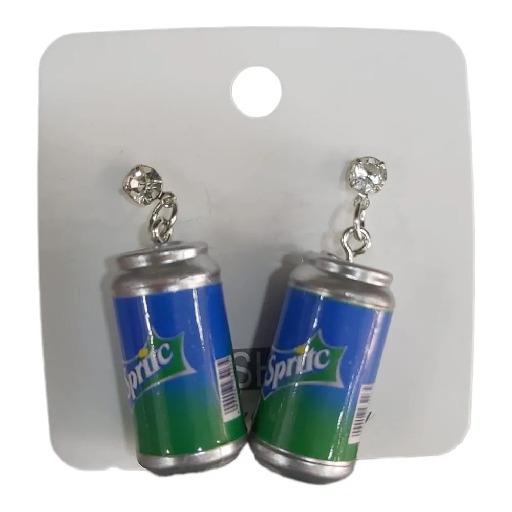 Soda Can Stud Earrings