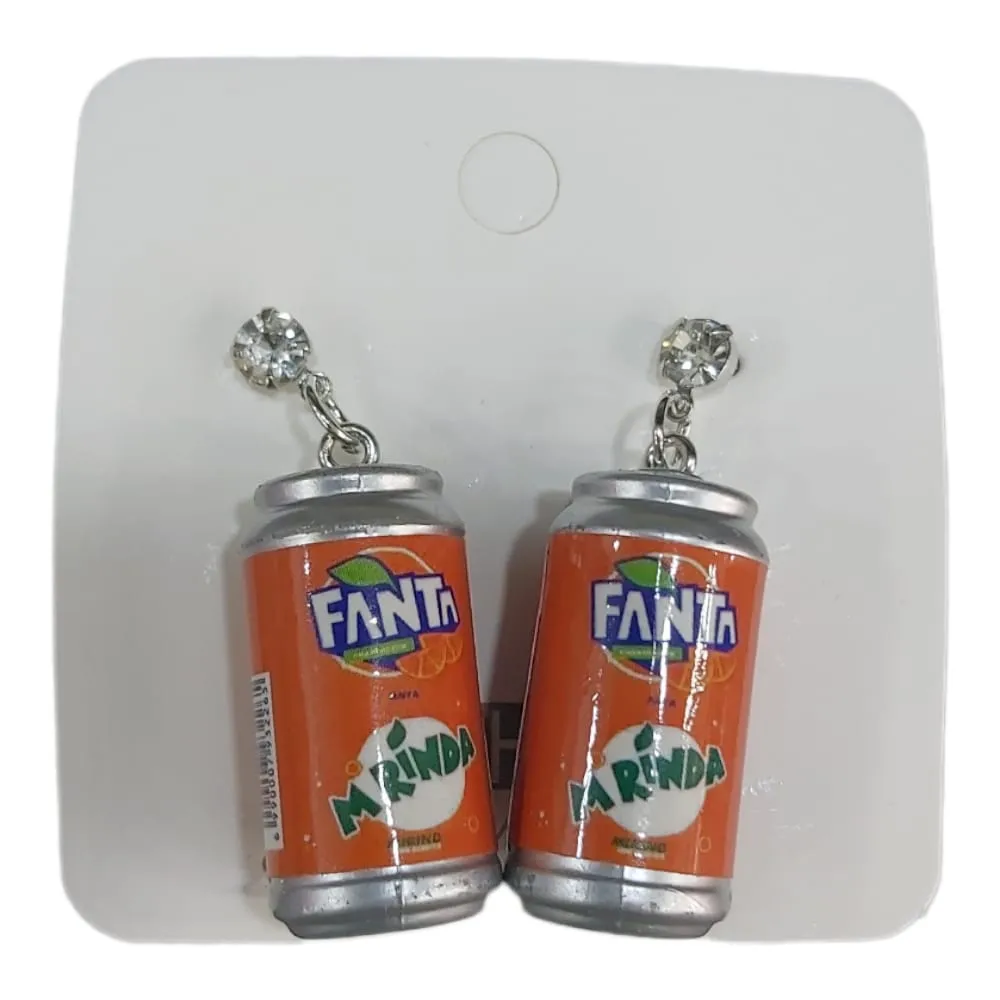 Soda Can Stud Earrings