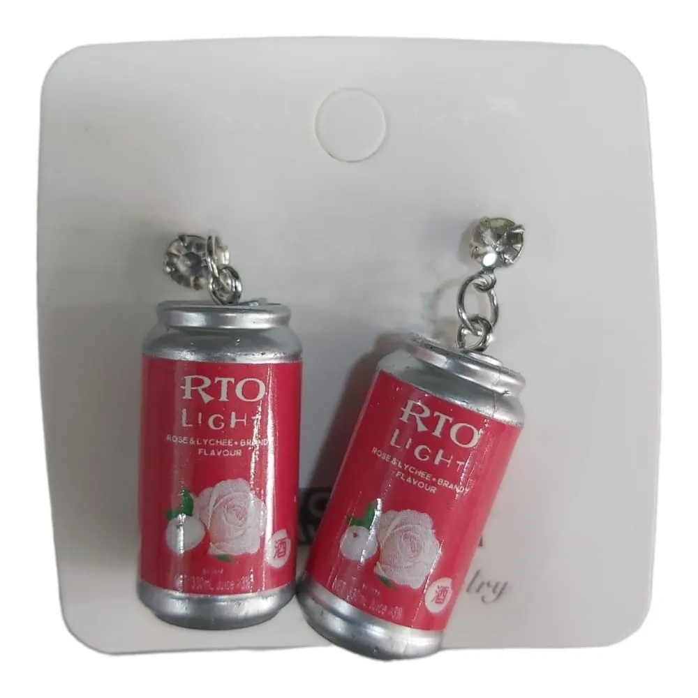 Soda Can Stud Earrings