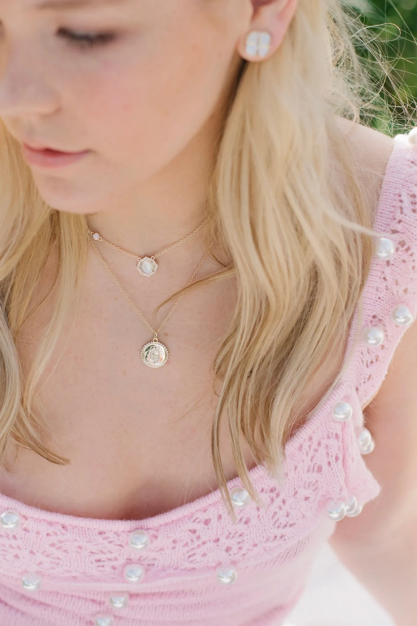 Sol Initial Necklace