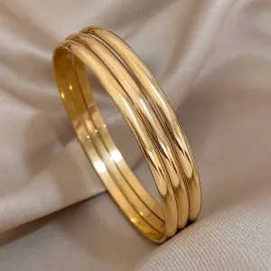 Soreno 18K Gold Plated Stainless Steel Bracelet