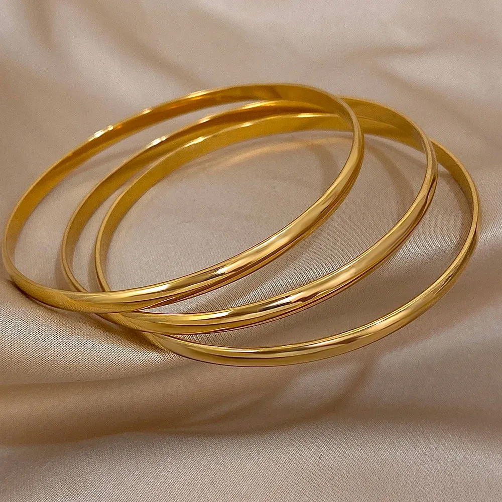 Soreno 18K Gold Plated Stainless Steel Bracelet