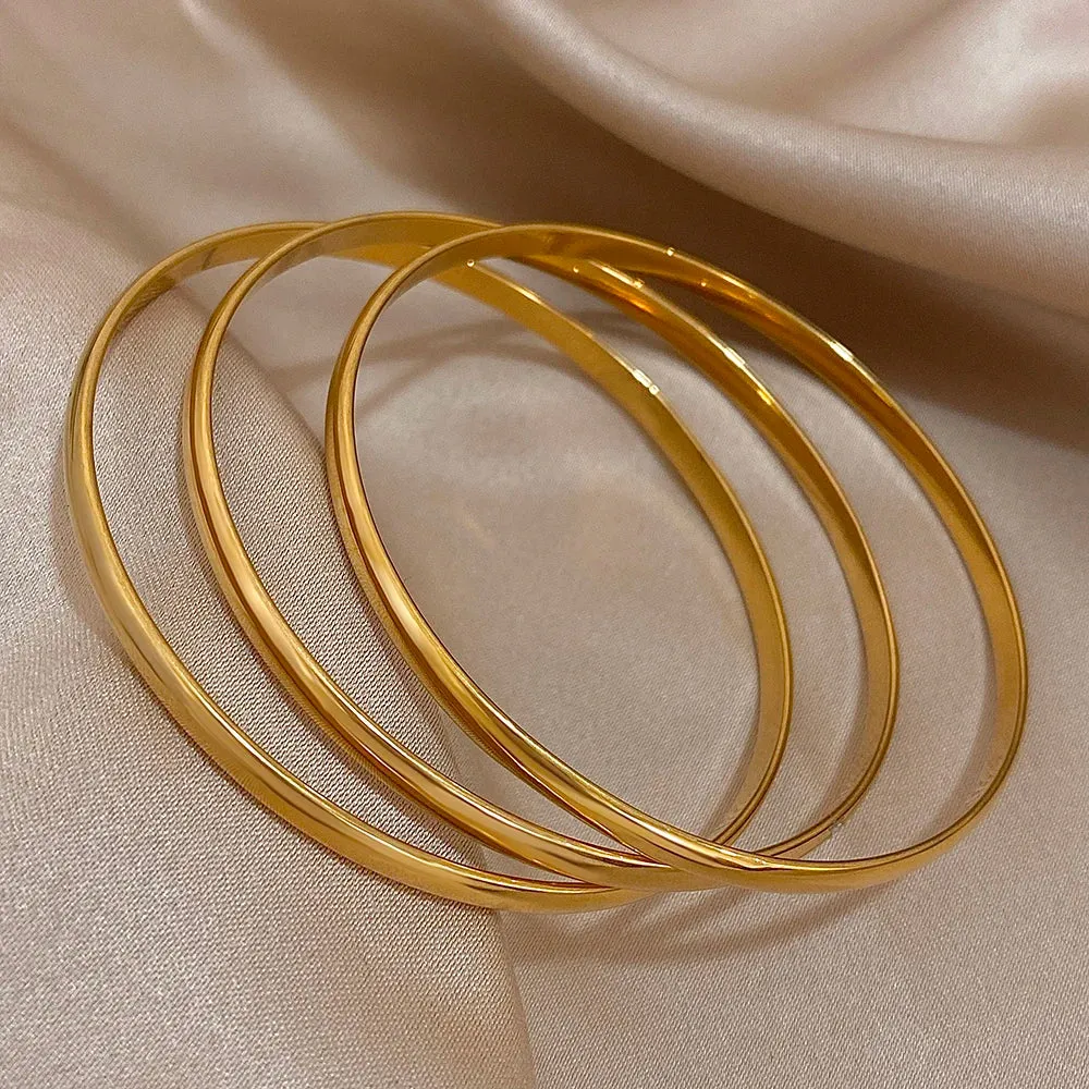 Soreno 18K Gold Plated Stainless Steel Bracelet