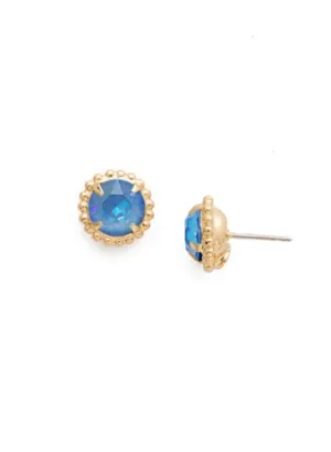 Sorrelli Simplicity Stud Earrings - Windsor Blue