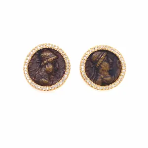 Soter Megas Coin Earrings