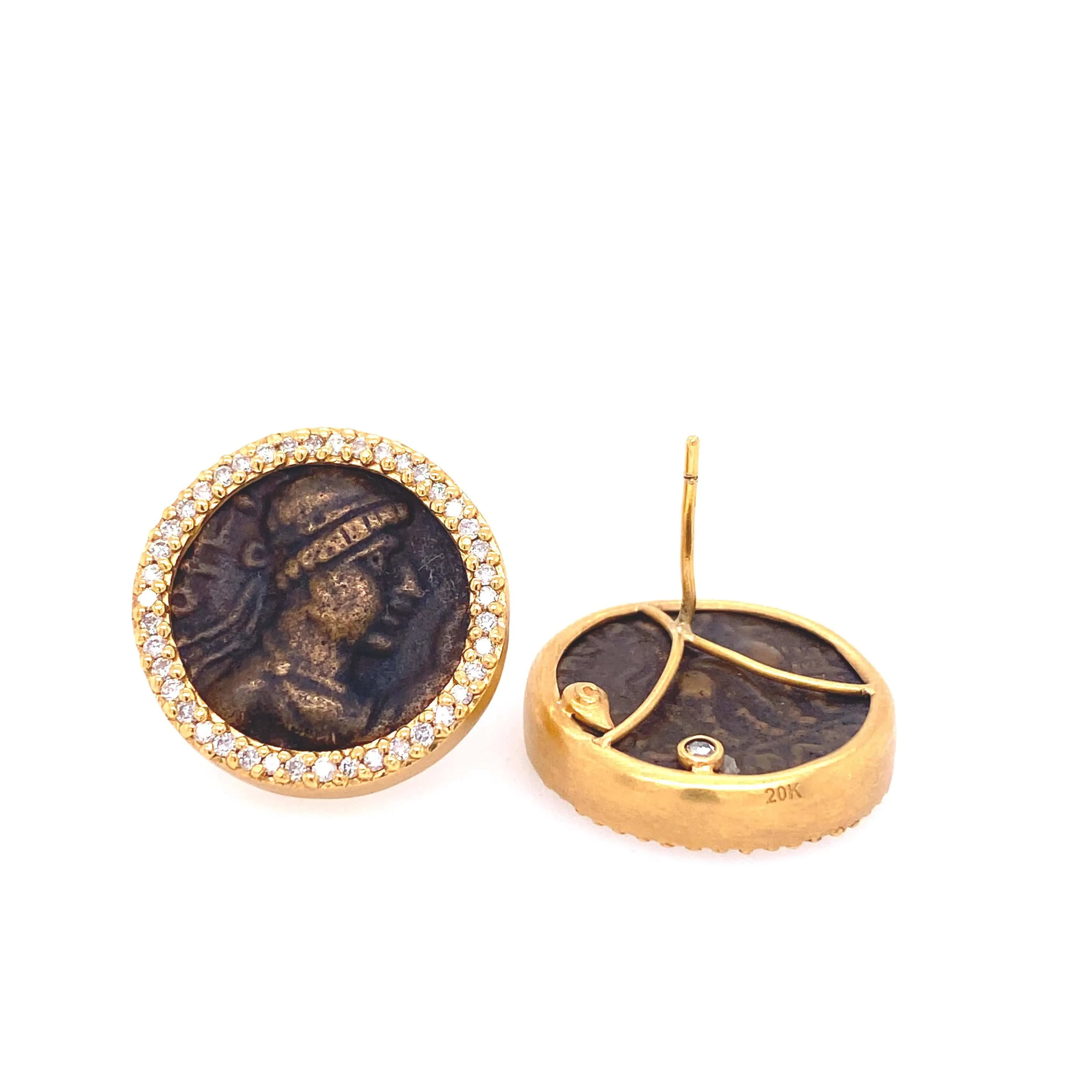 Soter Megas Coin Earrings