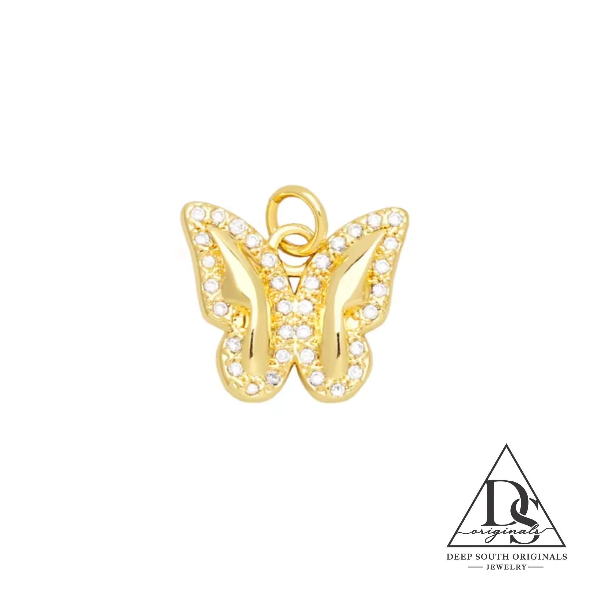 Sparkling Butterfly Charm