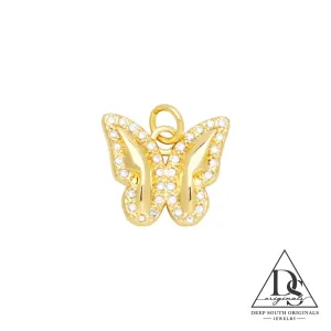 Sparkling Butterfly Charm