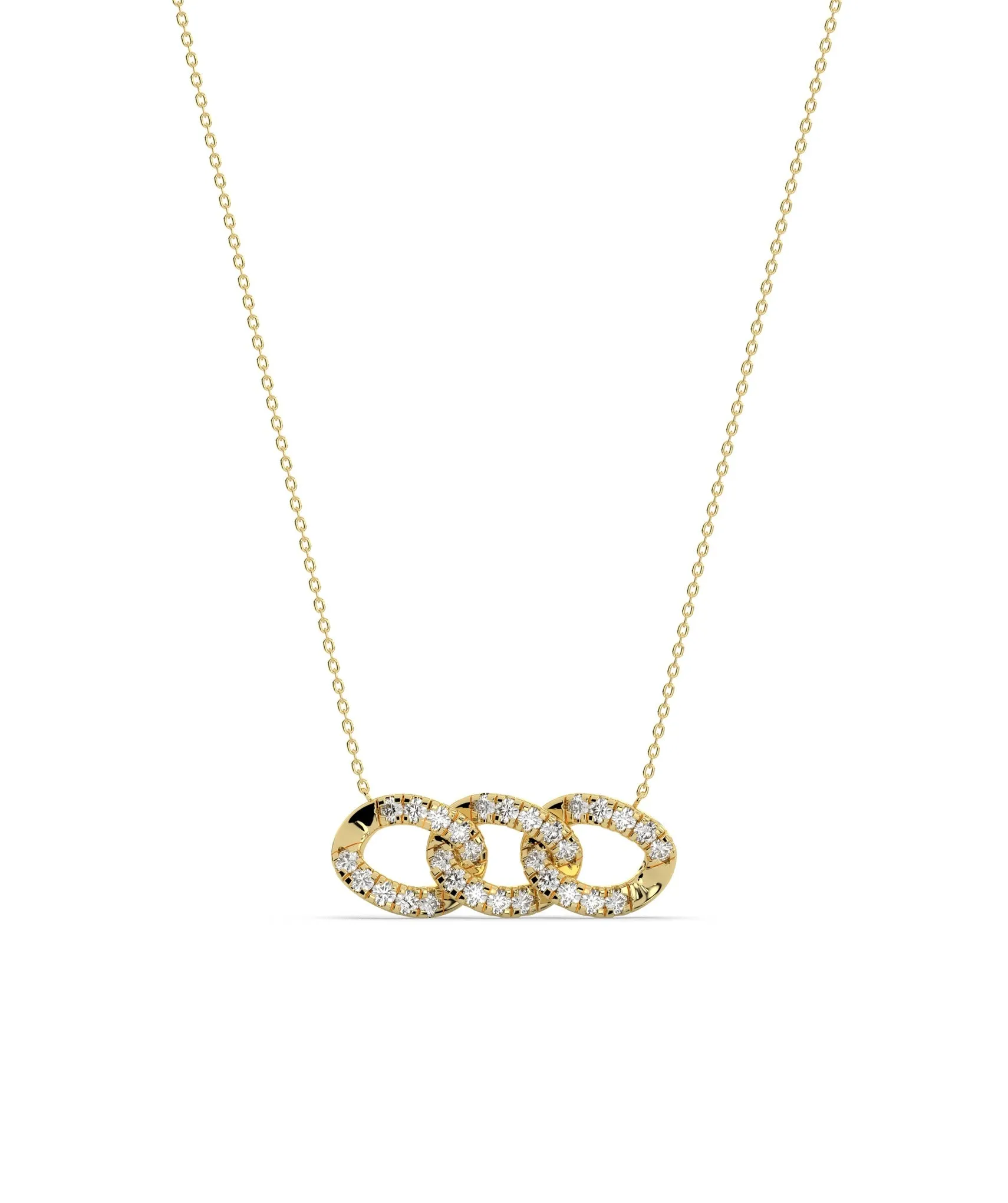 Sparkling Chainlink Sparkle Necklace