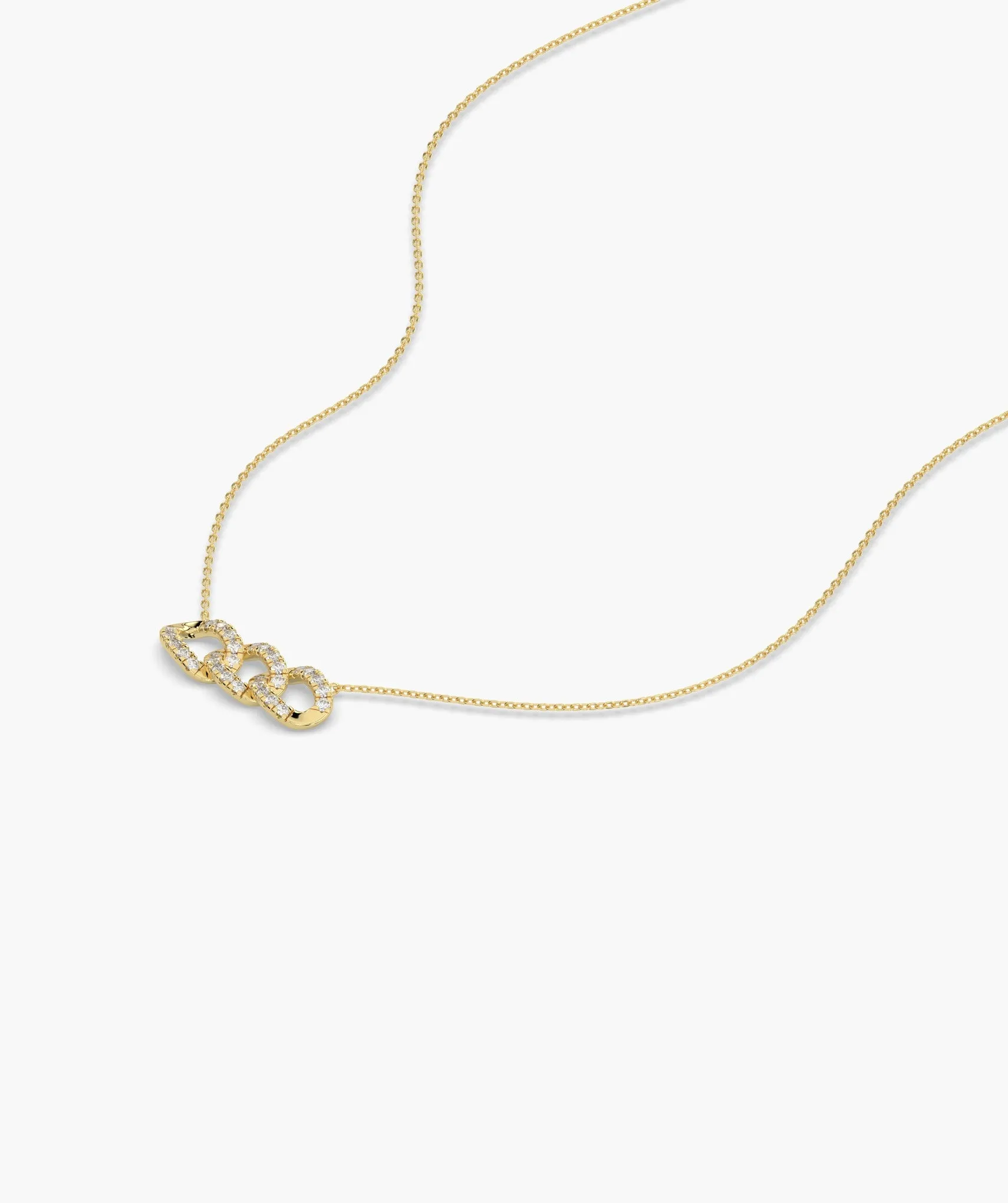 Sparkling Chainlink Sparkle Necklace