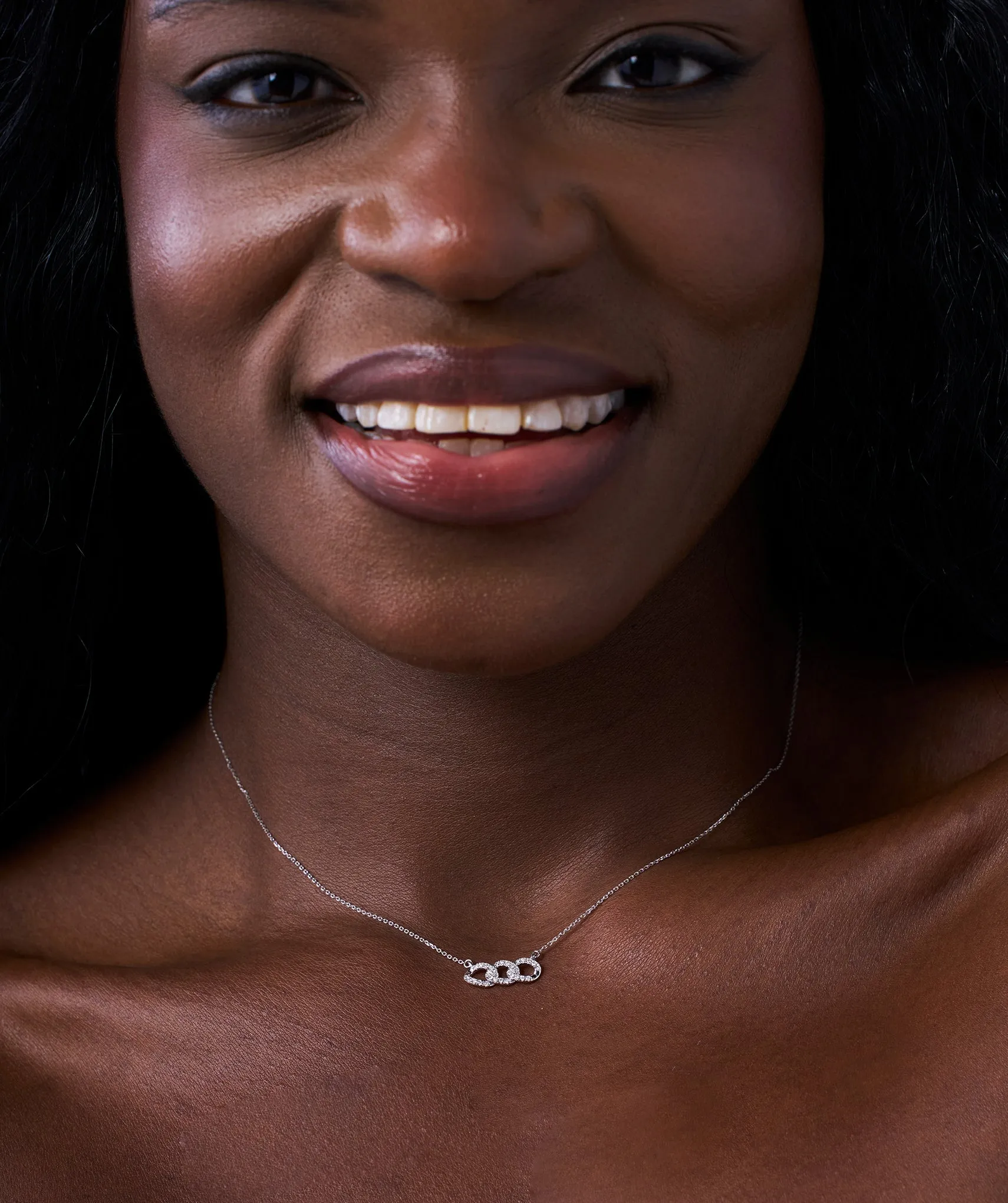 Sparkling Chainlink Sparkle Necklace