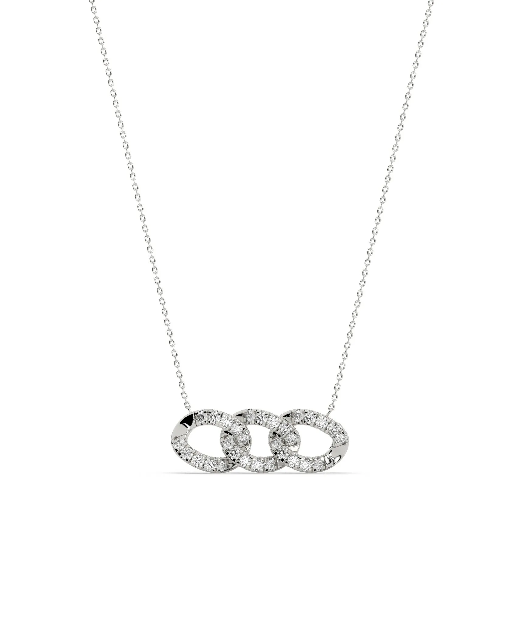 Sparkling Chainlink Sparkle Necklace