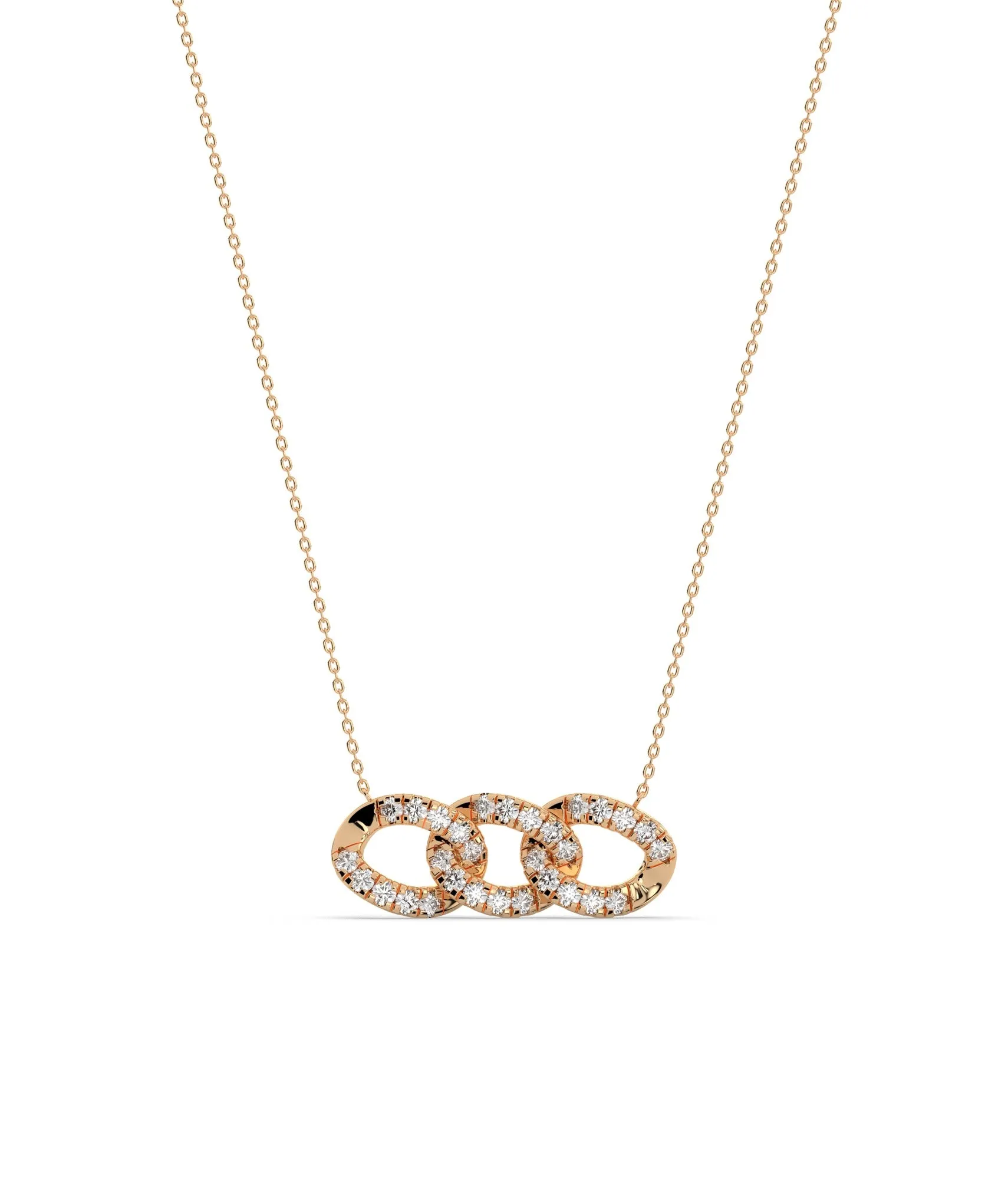 Sparkling Chainlink Sparkle Necklace